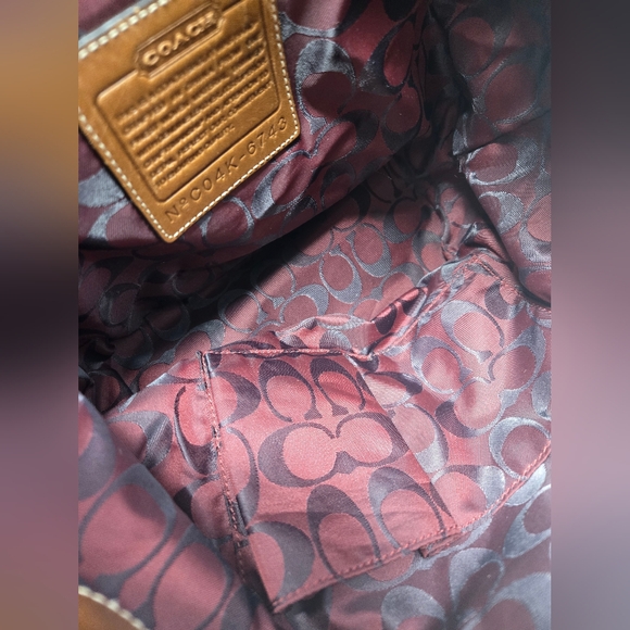 Coach Vintage Denim and Leather Backpack - Picture 6 of 12